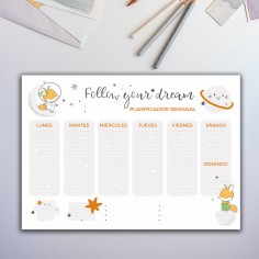 PLANIFICADOR SEMANAL ZORROS