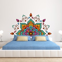 Cabecero de vinilo "Mándala...