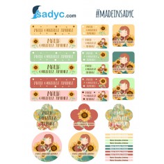 Pegatinas multiusos...