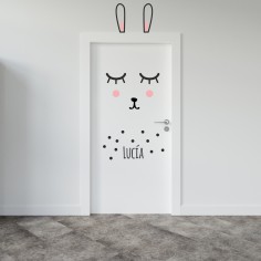 VINILO PARA PUERTAS CONEJO