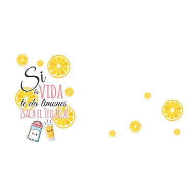 Taza "Si la vida te da limones"... Taza "Si la vida te da limones"...