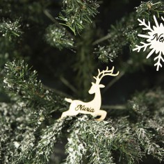 Reno de Navidad Personalizado