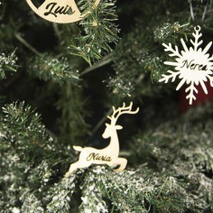 Reno de Navidad Personalizado 2