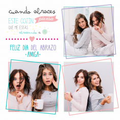 Cojin personalizado Abrazos 2