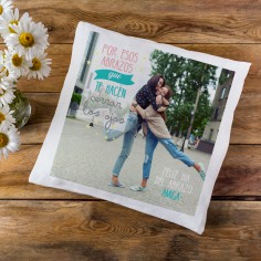 Cojín personalizado Abrazos...