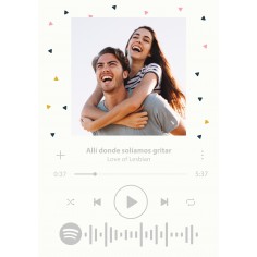 Lamina Spotify mod. triangulos 2