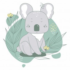 Vinilo con nombre Koala 2