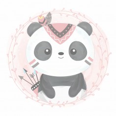 Vinilo con nombre Panda 2