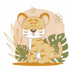 Vinilo con nombre Tigre 2
