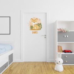 Vinilo con nombre Tigre