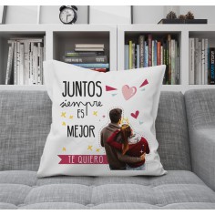 Cojín personalizado JUNTOS...