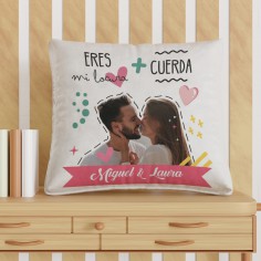 Cojín personalizado Locura...