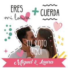 Cojín personalizado Locura... 2
