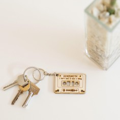 Llavero de madera Retro