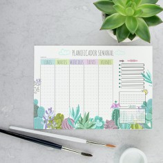 PLANIFICADOR SEMANAL CACTUS